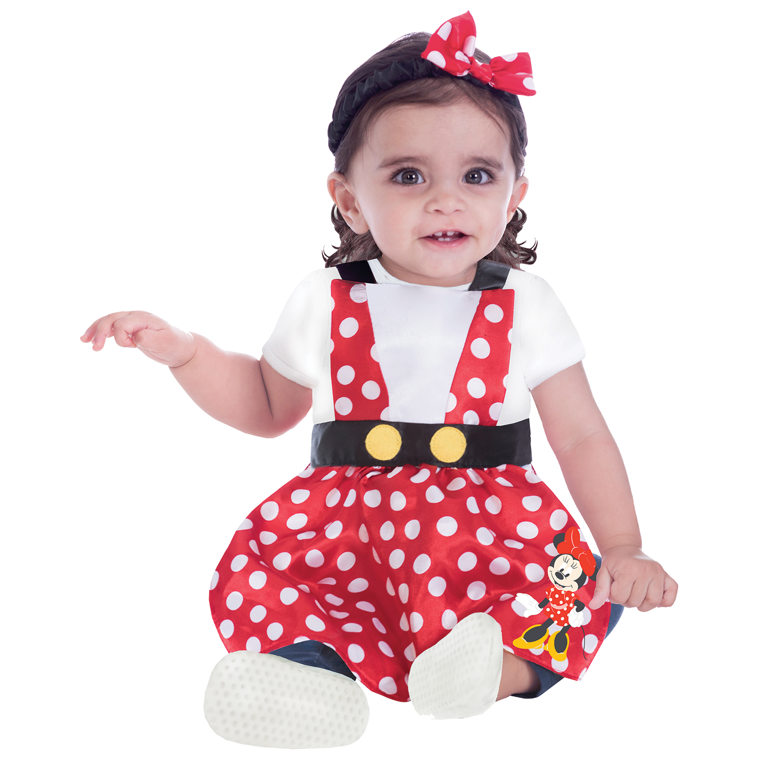 Disney Baby Minnie Mouse Dress Up Pinafore 3-12Months (64-80cm) RRP £14.99 CLEARANCE XL £2